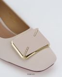  Giày cao gót Block-Heel nhấn trang trí kim loại Exull 1515011471 