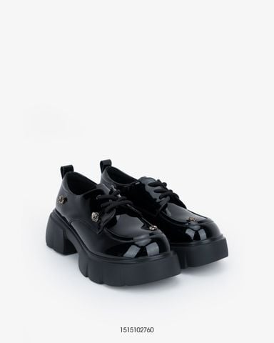  Giày Blucher Loafer da đính charm hoa hồng Exull 1515102760 