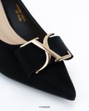  Giày cao gót Kitten Heels Pump phối khóa trang trí Exull 1515005060 