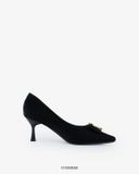  Giày cao gót Kitten Heels Pump phối khóa trang trí Exull 1515005060 