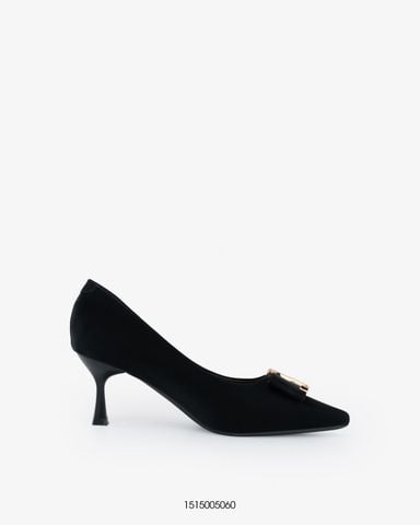  Giày cao gót Kitten Heels Pump phối khóa trang trí Exull 1515005060 