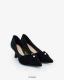  Giày cao gót Pump mũi nhọn đính ngọc trai Exull 1515004660 