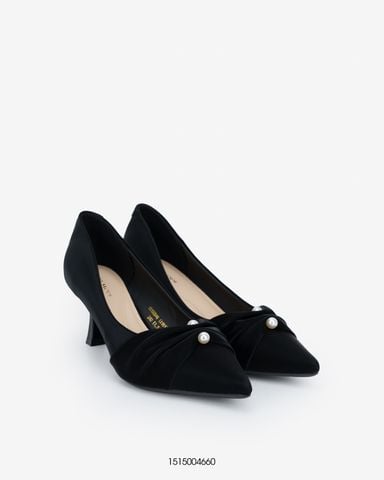  Giày cao gót Pump mũi nhọn đính ngọc trai Exull 1515004660 