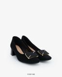  Giày cao gót Block-Heel nhấn trang trí kim loại Exull 1515011460 