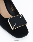  Giày cao gót Block-Heel nhấn trang trí kim loại Exull 1515011460 