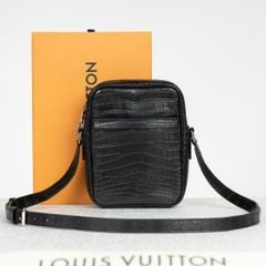 Túi đeo Louis Vuitton Danube Noir Crocodile PM (Size 21)