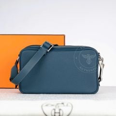 Túi Hermès On-body Mousqueton Navy Togo size 28