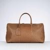 Túi du lịch Japan Ostrich Leather (Nâu) size 50