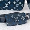 Túi đeo Louis Vuitton Trio Monogram Shadow (Navy) size 25