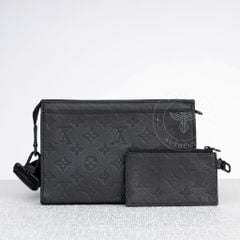Túi đeo Louis Vuitton Gaston Wearable Wallet Monogram Shadow size 22