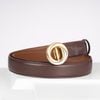 Thắt lưng Cartier Trinity Brown Leather size 93 (Down-sized)