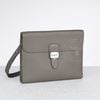 Túi đeo Hermès Sac à Dépêches Messenger Gris Meyer Evercolor size 28