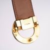 Thắt lưng Cartier Trinity Brown Leather size 93 (Down-sized)
