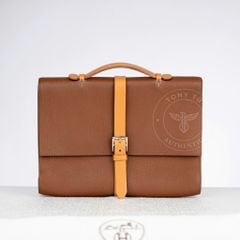 Cặp tài liệu Hermès Etrivière Business Alezan Clemence size 38