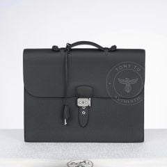 Cặp tài liệu Hermès Sac à Dépêches Noir Togo size 38
