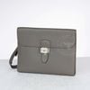 Túi đeo Hermès Sac à Dépêches Messenger Gris Meyer Evercolor size 28