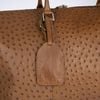 Túi du lịch Japan Ostrich Leather (Nâu) size 50