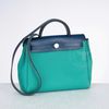 Túi Hermès Herbag PM Navy Vache Hunter/Vert Jade Canvas (Unisex) size 31