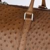 Túi du lịch Japan Ostrich Leather (Nâu) size 50