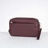 Clutch Dior Homme Cowhide in Rouge size 27