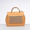 Túi Hermès Herbag PM Gold Vache Hunter/Canvas (Unisex) size 31
