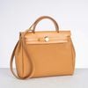 Túi Hermès Herbag PM Gold Vache Hunter/Canvas (Unisex) size 31