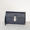 Clutch Prada Navy Saffiano size 25
