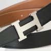 Thắt lưng Hermès H Classic Matte - Togo/Boxcalf (Đen/Gold) size 90
