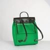 Balo Hermès Herbag Zip Bamboo Green size 35