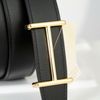 Thắt lưng Hermès H D'Ancre - Togo/Boxcalf (Đen/Nâu) size 100