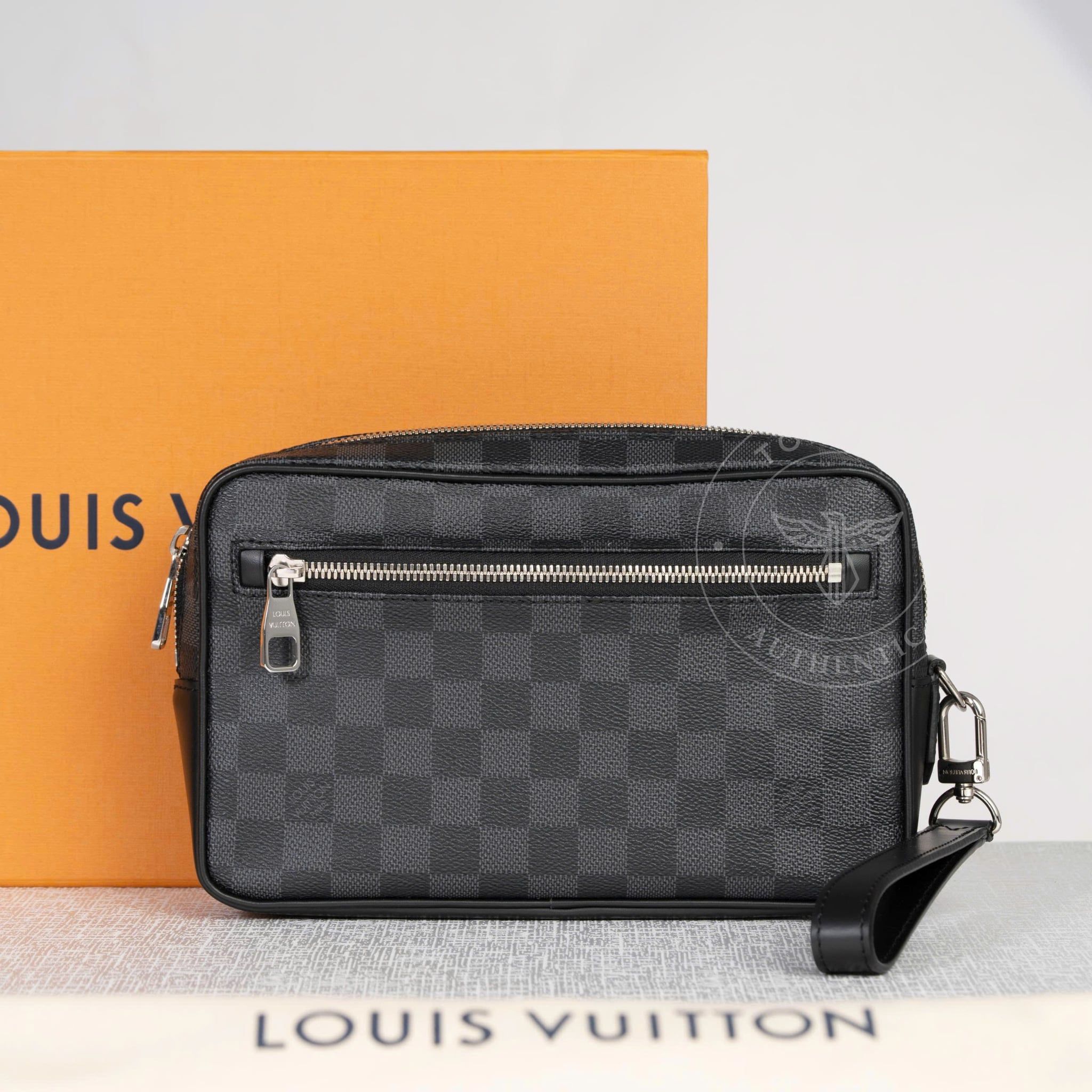 Clutch Louis Vuitton Kasai Damier Graphite