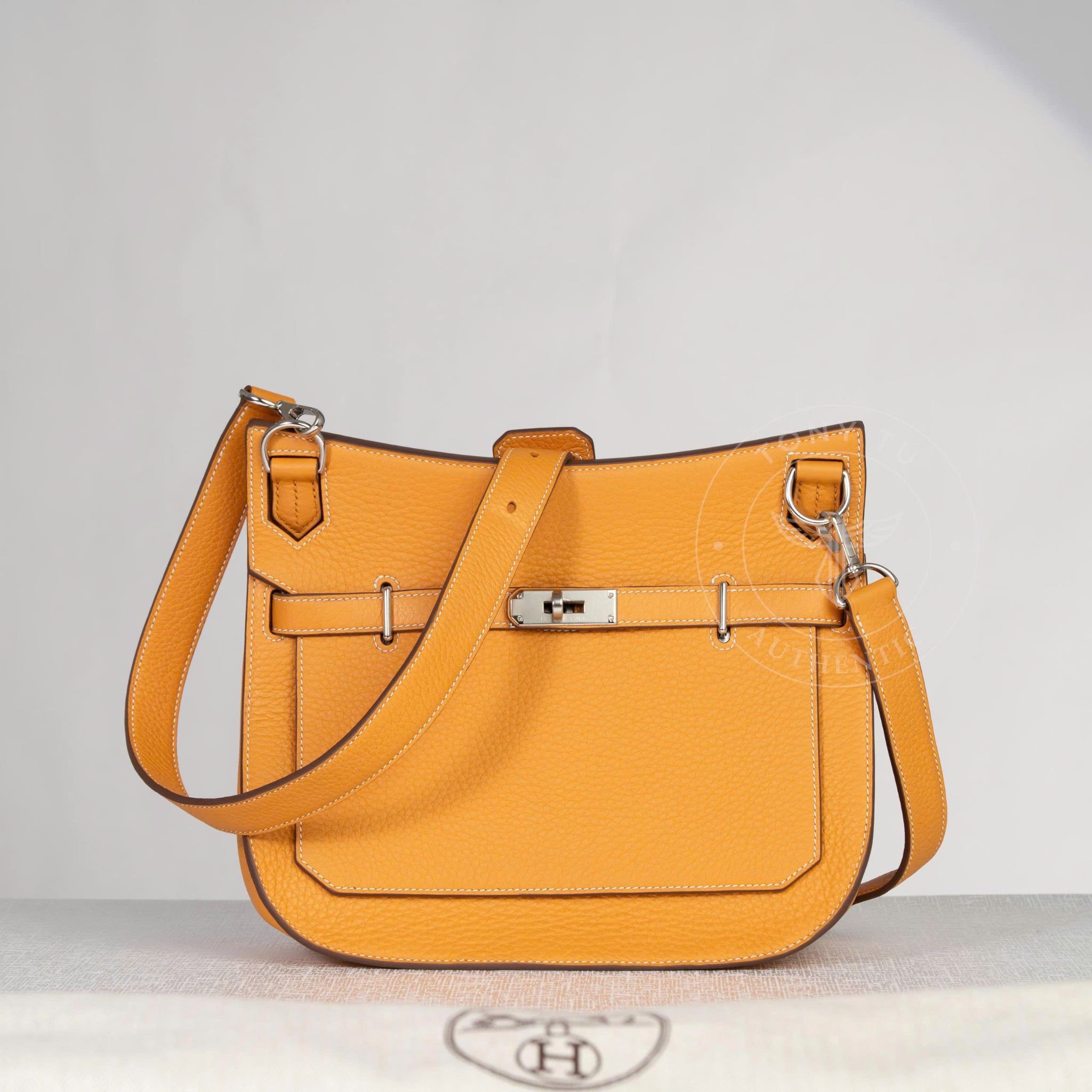 Túi đeo Hermès Jypsière 28 Gold Togo size 28