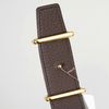 Thắt lưng Hermès H D'Ancre - Togo/Boxcalf (Đen/Nâu) size 100