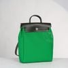 Balo Hermès Herbag Zip Bamboo Green size 35