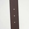 Thắt lưng Hermès H D'Ancre - Togo/Boxcalf (Đen/Nâu) size 100