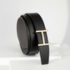 Thắt lưng Hermès H Hisséo Reversible - Togo/Boxcalf (Đen/Xám) size 95