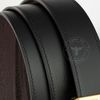 Thắt lưng Hermès H D'Ancre - Togo/Boxcalf (Đen/Nâu) size 100