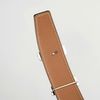Thắt lưng Hermès H Pair Horse in Matte Palladium - Togo/Boxcalf (Đen/Gold) size 85