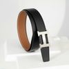 Thắt lưng Hermès H Classic Matte - Togo/Boxcalf (Đen/Gold) size 90