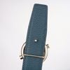 Thắt lưng Hermès Golden Glenan - Togo/Boxcalf (Đen/Xanh Navy) size 90