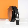 Thắt lưng Hermès H Silver Royal - Togo/Boxcalf size 85