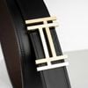 Thắt lưng Hermès H au Carré - Box Calf/Togo (Đen/Nâu) size 85