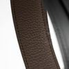 Thắt lưng Hermès H au Carré - Box Calf/Togo (Đen/Nâu) size 85