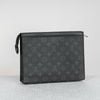 Clutch /Pouch Louis Vuitton Pochette Voyage MM Monogram Eclipse size 26