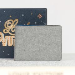 Ví ngắn Louis Vuitton Taiga Grey Taiga