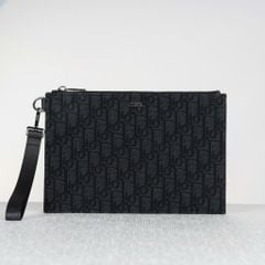 Clutch Christian Dior Oblique Jacquard size 26