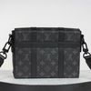 Túi đeo Louis Vuitton Soft Trunk  Monogram Eclipse (Đen) size 24