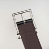 Thắt lưng Hermès Nathan Reversible Box Calf/Togo (Đen/Nâu) Size 85