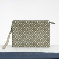Clutch Dior A5 in Green CD Diamond size 27