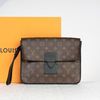 Clutch Louis Vuitton S-Lock A4 Monogram Ebene size 27